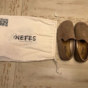 Nefes Women's Brown Leather Loafers